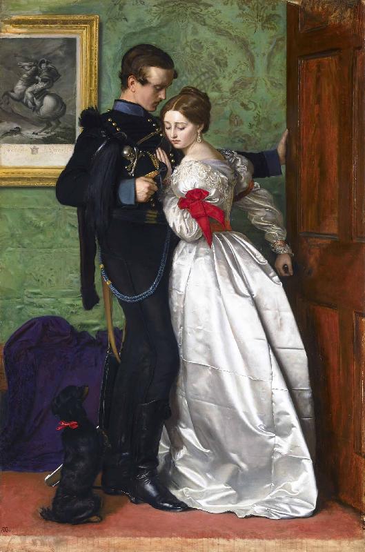 Sir John Everett Millais Black Brunswicker oil painting image
